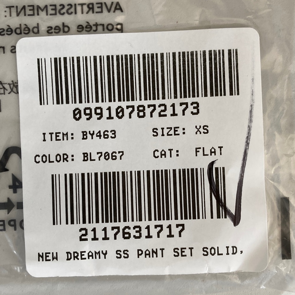 J. Crew Dreamy cotton-blend short-sleeve pajama pant set XS MONOGRAMMED - Picture 8 of 8